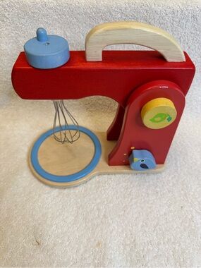 Tender Leaf Toys Wooden Red Baker's Stand Mixer